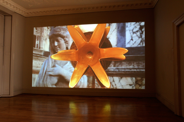 John Strutton 'Opus Dopus' (still) HDTV video, colour, sound, 16:06min, 2012, installation view at domobaal