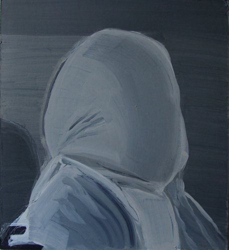 Miho Sato 'Russian Actress' acrylic on board (55&times;50cm/21.6"&times;19.6") 2012