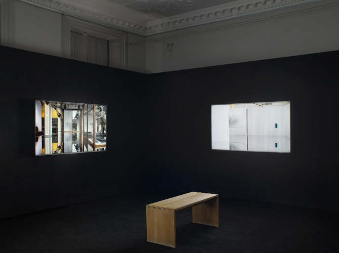 Ailbhe Ní Bhriain 'Reports to an Academy' (2015) installation view at domobaal, photograph by Andy Keate