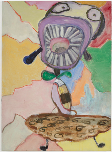 Ansel Krut 'Sonic Boom' (56×40.5cm/22"×15.9") oil on canvas 2004, photo by Andy Keate, courtesy domobaal
