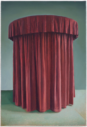 Christopher Hanlon 'Chamber' oil on canvas stretched over board, 339.5×27cm/5.6×10.6in 2014, photography by Andy Keate