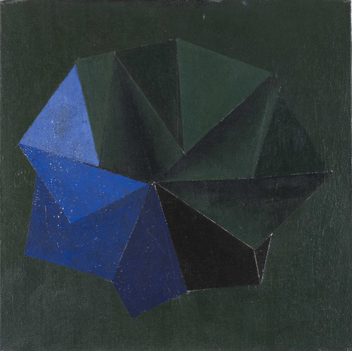 Christopher Hanlon 'Untitled (Formation 3)' oil on canvas stretched over board, 38 x 38cm/15" x 15", 2009