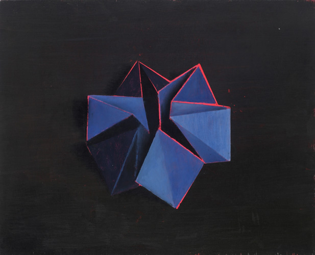 Christopher Hanlon 'Formation (5)' oil on board, 28.5×35cm/11"×14" 2009