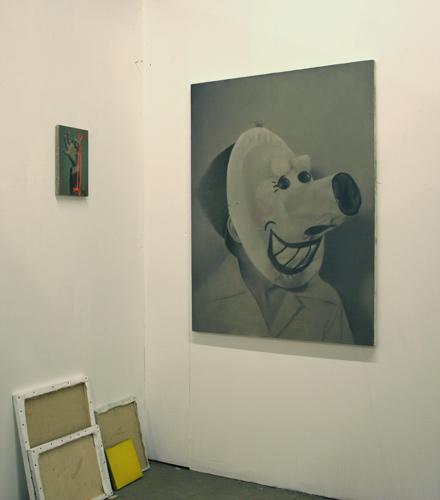 Christopher Hanlon's studio in Belfast at 20:34 on Friday 23 January 2009