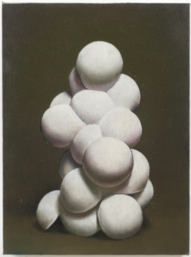 Christopher Hanlon 'Untitled' oil on canvas stretched over board, 45×33.5cm/17.5×13in 2009, photo by Andy Keate