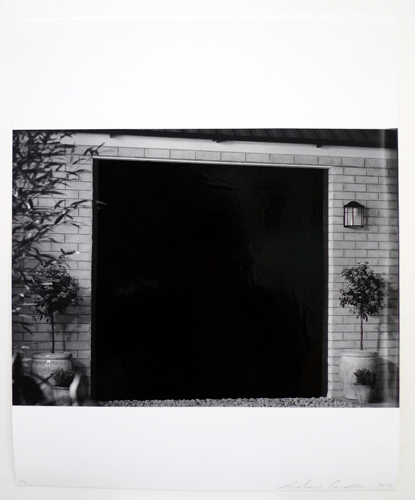 International Lawns (Black Square II)' household enamel (garage door paint) on Epson Ultrachrome, inkjet print, edition 3, 42×34cm / 16.5×13.3in 2013