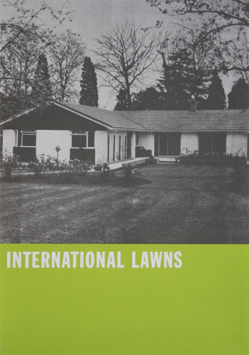 International Lawns (Andrew Curtis/Niall Monro) … the second–rate condition 2013, a two–layer screenprint, 59.4×42cm, poster edition on Heritage White 160gsm fine art paper, signed by the artists, printed at the Invisible Print Studio