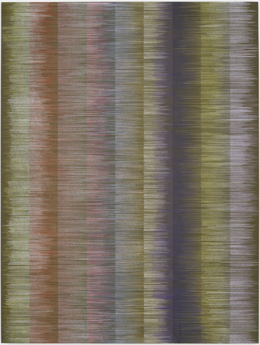 Lothar Götz 'Untitled' (#0007) gouache, pencil and colour pencil on board, 120×90cm/47.2×35.4in, 2012, photo by Andy Keate, domobaal, London