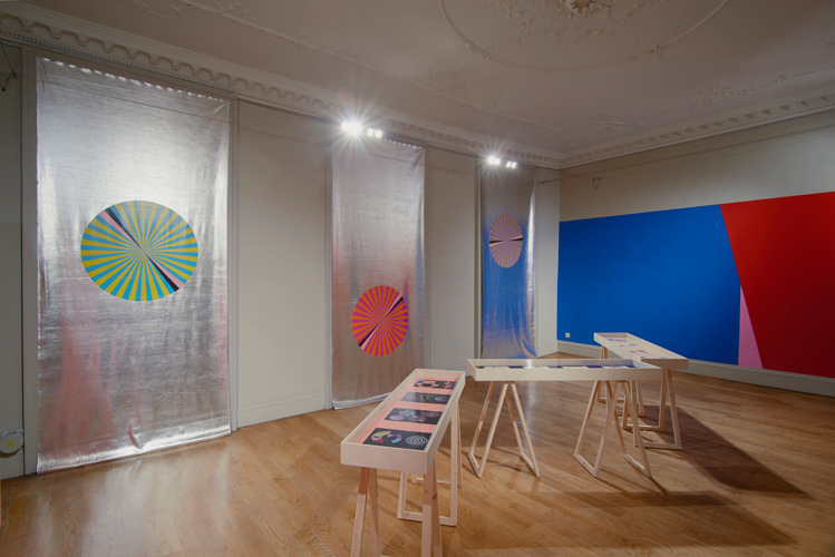 Lothar Götz 'Pas de Trois' installation view, photo by Andy Keate