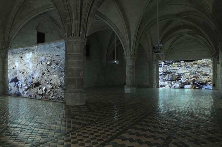 Marcel Dinahet at L'Abbaye de Maubuisson, installation view, 2010–2011.