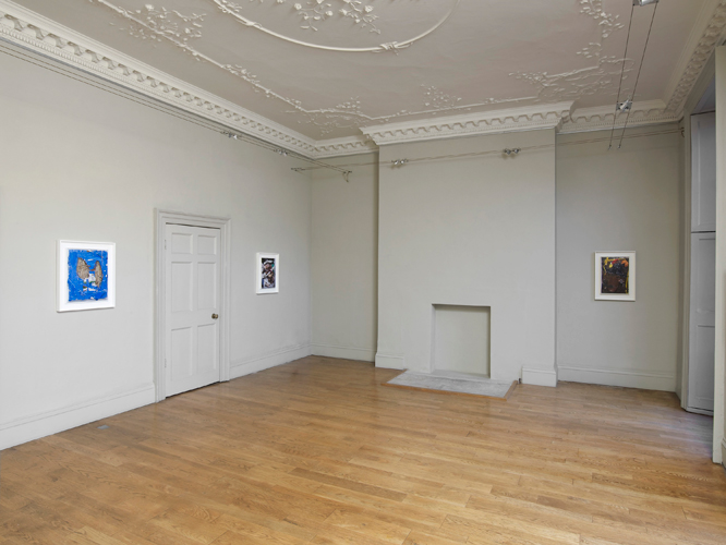 Neil Gall 'Arrange your face' installation photography by Andy Keate