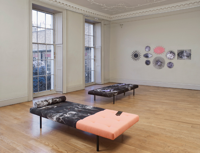 Rachel Adams 'Long Reach' installation view at domobaal, photography by Andy Keate